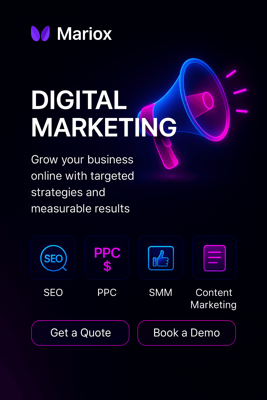 Mariox | Digital Product Agency in delhi